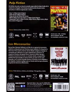 Pack: Pulp Fiction + Los Mercenarios [DVD] - Imagen 3