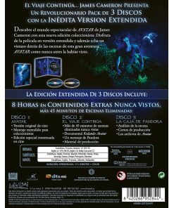 Avatar: Versión Extendida (Edición Coleccionista) - 3 discos (Blu-ray) - Imagen 2
